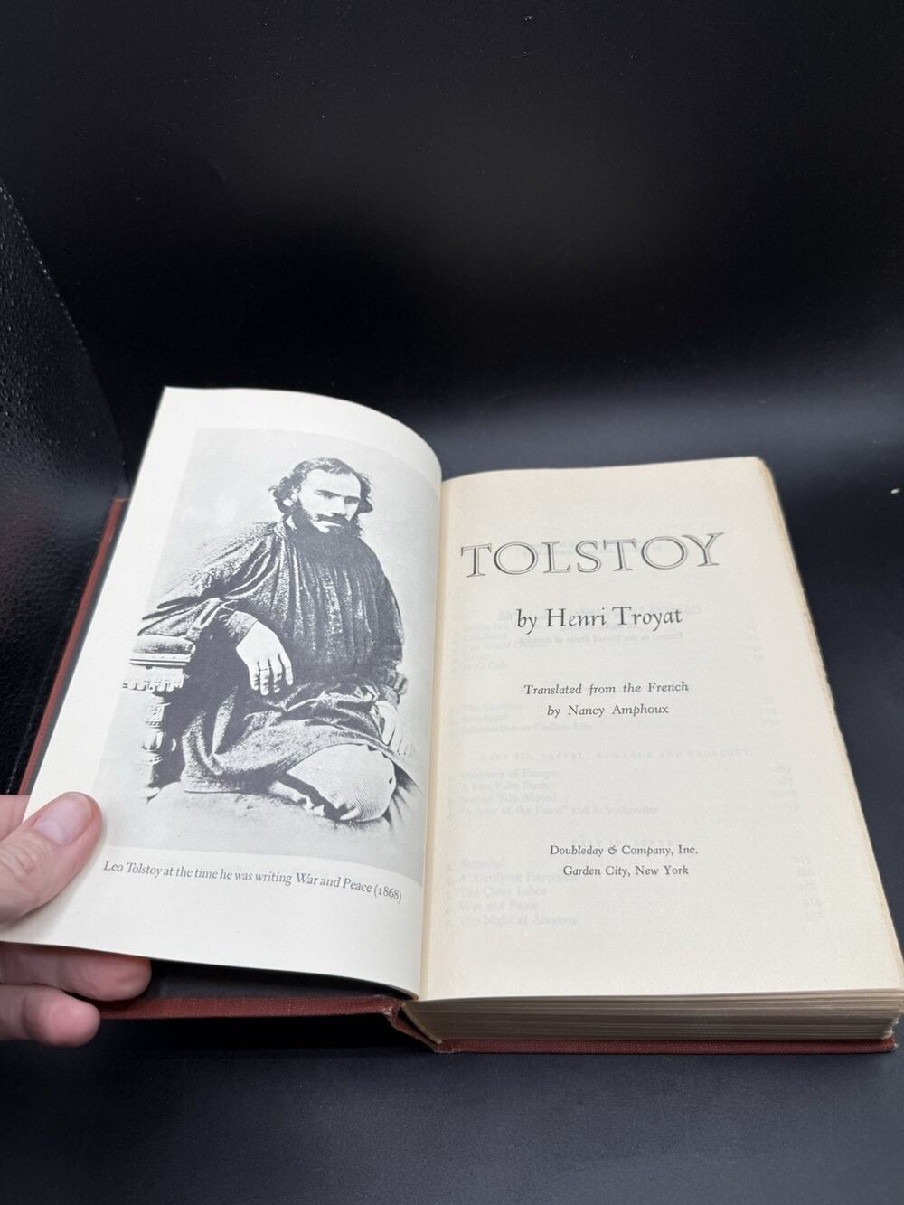 Tolstoy A Biography by Henri Troyat 1967 HC DJ Doubleday